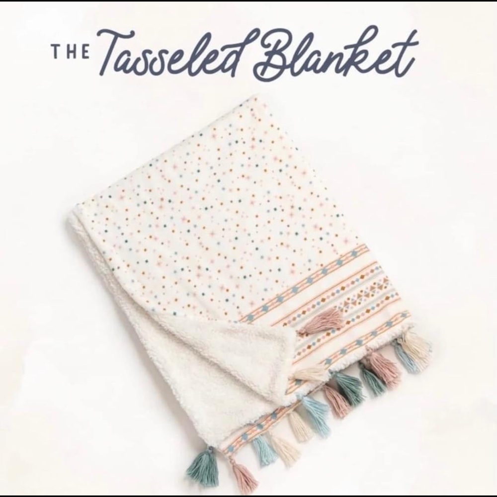 NWT in bag Matilda Jane Tassel Blanket